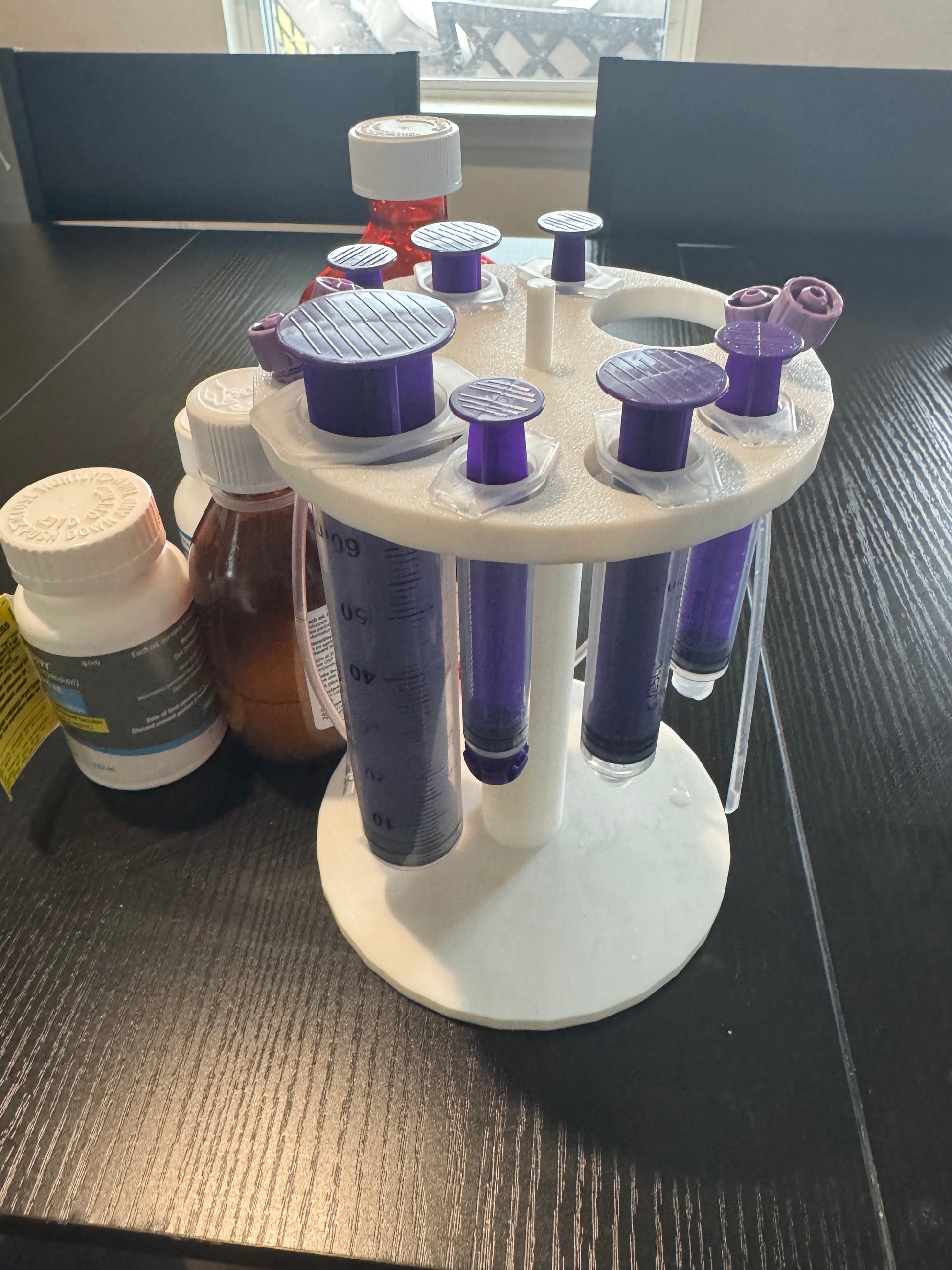 Rotary Syringe Organizer